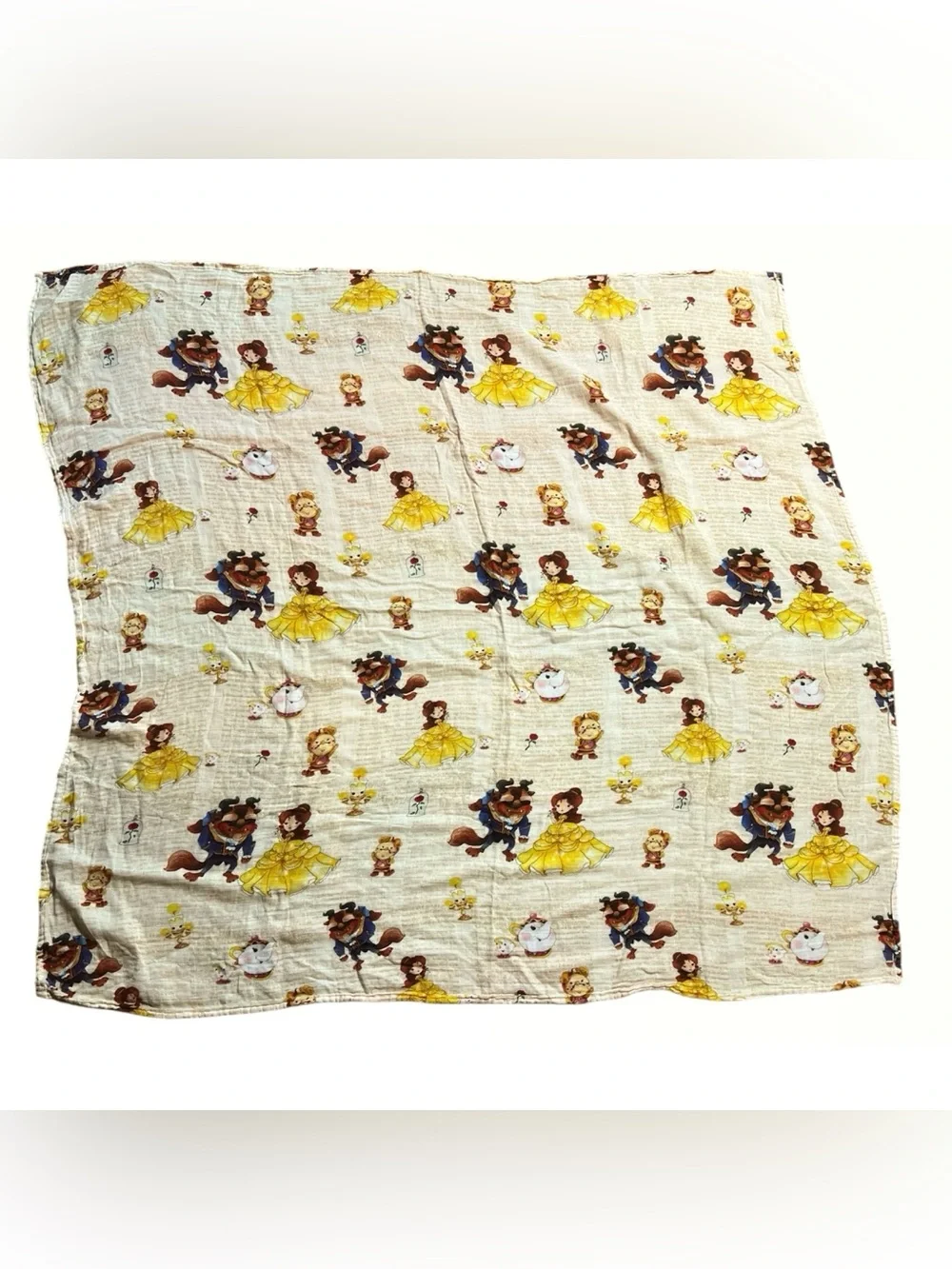 Sweet Bella Sue Beauty & the Beast bamboo blend kids blanket